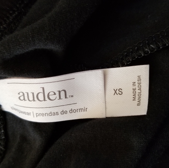NWT Auden Black Jersey Pajama Shorts Size XS - Picture 6 of 7